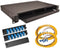 24-Strand Pre-Loaded Single Mode LC Slide-Out 1U Fiber Patch Panel with Jacketed Pigtail Bundle