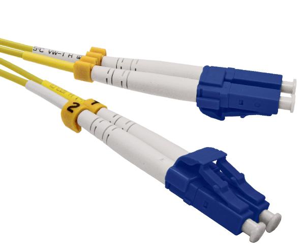 LC/UPC-LC/UPC, Single Mode, Duplex, Fiber Optic Patch Cable