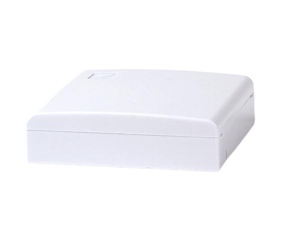 Fiber Surface Mount Box, Wall Mount, 2 SC/APC Adapters, Indoor, White