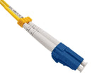 Fiber Optic Patch Cable, LC/UPC to SC/APC, Single Mode 9/125, Duplex