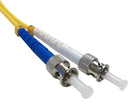 Fiber Optic Patch Cable, LC to ST, Single Mode 9/125, Duplex