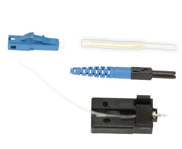 Fiber Optic FUSE Connector, Splice-on, Single Mode, 9/125, LC, 6 Pack