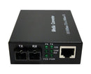 Media Converter, Single Mode, Fast Ethernet, 20K, RJ45-Duplex SC