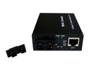 Media Converter, Single Mode, Fast Ethernet, 60K, RJ45-Duplex SC