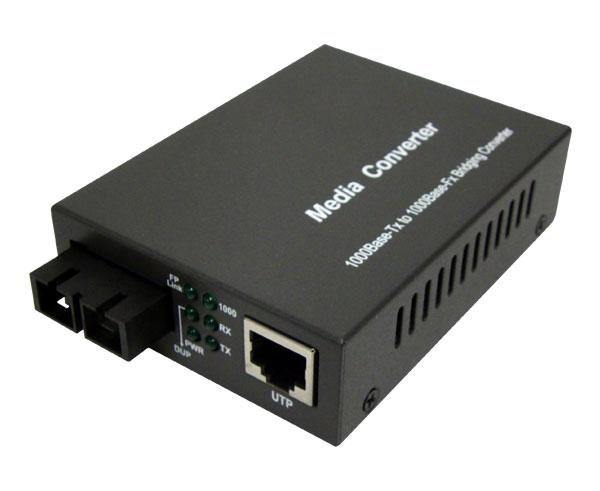 15KM 1000Base - LX/LH/T  Singlemode Media Converter SC/RJ45 Connectors