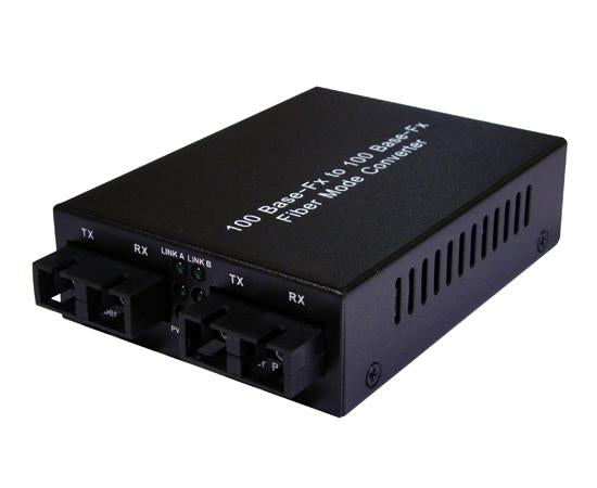100Base-FX Single Mode/Multimode Media Converter-SC Connector