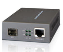 10KM 1000Base ™ SX/LX/LH Bridge Media Converter LC/RJ45 Connectors