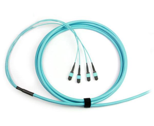MTP Trunk Cable, Multimode OM3 10 Gig, 48 Fiber, 50/125, Plenum Rated