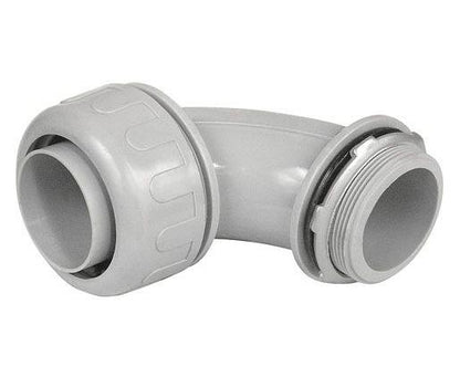Nonmetallic PVC Plastic Liquid Tight 90 Degree Connector