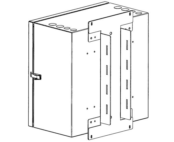 Pole Kit for FB23-3966WN4D12 NEMA Rated Wall Mount Enclosure