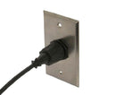 Industrial Outdoor 1-Port Wall Plates for Bulkhead RJ45 Connections - Stainless Steel Finish 7 of 8