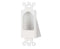 Decor Insert Single-Gang Reversible Cable Entry Device & Entrance Hoods in White or Ivory