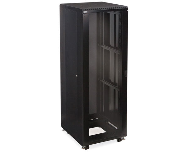 Network Rack Server Enclosures, Glass Front - Rear Doors – Fiber Savvy