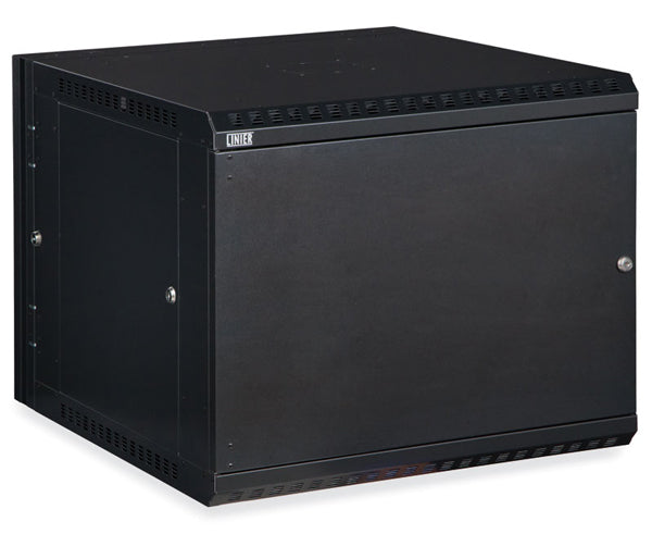 Network Rack, Swing-Out Wall Mount Enclosures, Solid Door – Fiber Savvy
