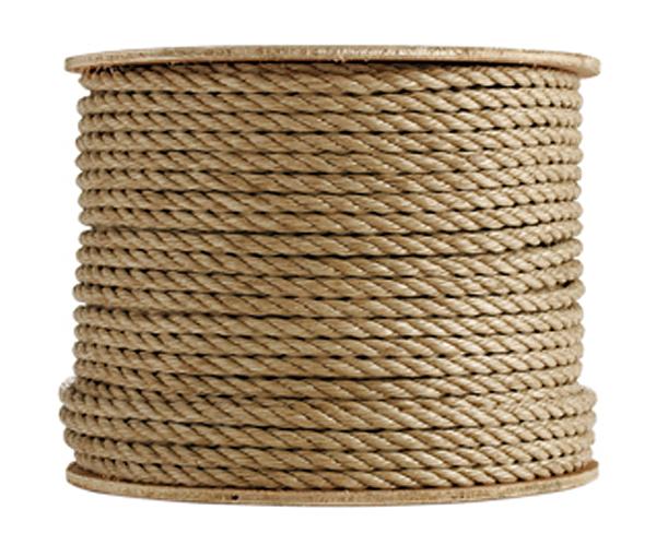 3 Strand Tan/Manila Polypropylene Rope