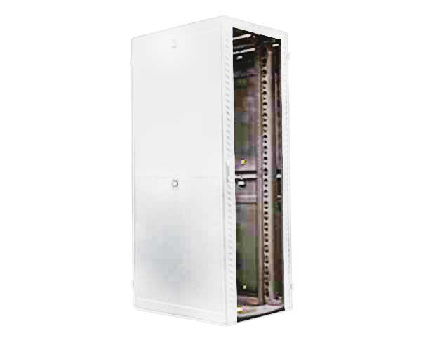 32" Black/ White Network Cabinet, 45U Standard Configuration (Assembled), 31.5"W x 42"D