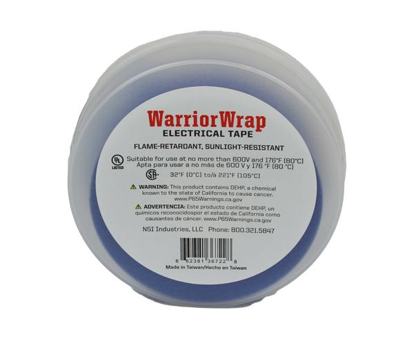 Warrior Wrap 7mil Premium Vinyl Electrical Tape - Back - Primus Cable
