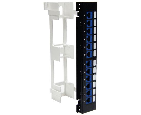 ICC Vertical HD Blank Patch Panel, front top 8 of 8