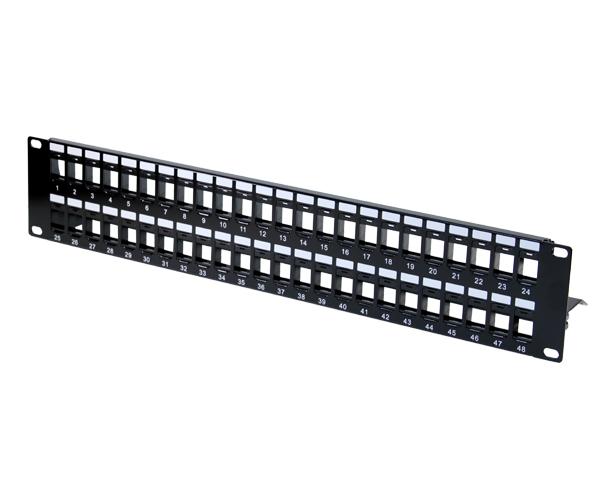 48 Port Blank Patch Panel with Support Bar_03
