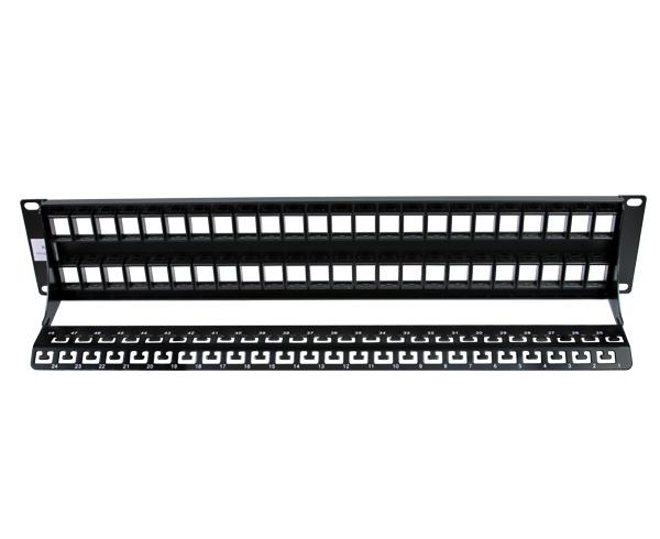 48 Port Blank Patch Panel with Support Bar_04