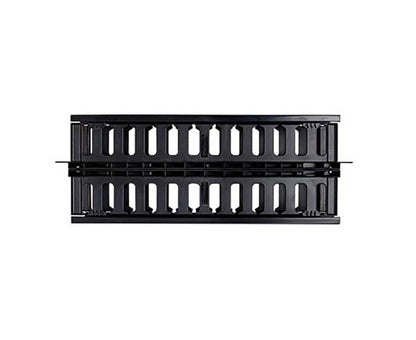 Horizontal Double Finger Duct Cable Management, 2U