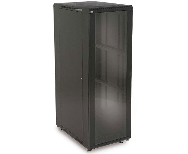 Rack Server Enclosures, Glass Front, Vented Rear Doors – Fiber Savvy