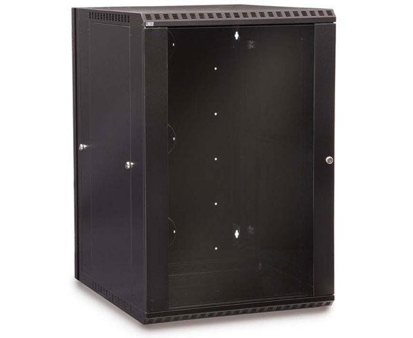 Network Rack, Swing-Out Wall Mount Enclosures, Glass Door – Fiber Savvy
