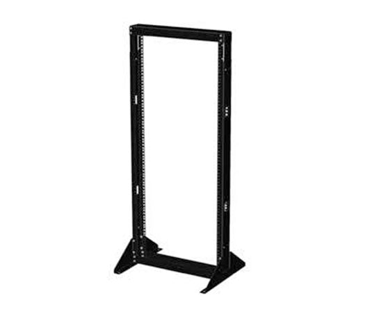2 Post Fiber Rack 2-Post Network Eco Rack 25U – Fiber Savvy