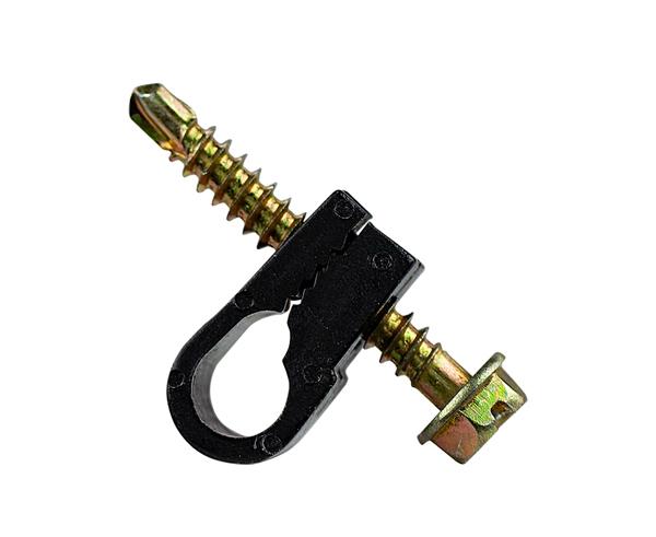 Screw-in Cable Clip (1/2", 9/16", or 7/8" Depth) Single - 100 Pack