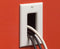 The SCOOP™ Single-Gang Reversible Low-Voltage Wall Plate