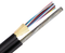 Fiber Optic Cable, Multimode, 50/125 10 Gig OM4, Outdoor Aerial with Messenger, Polyethylene