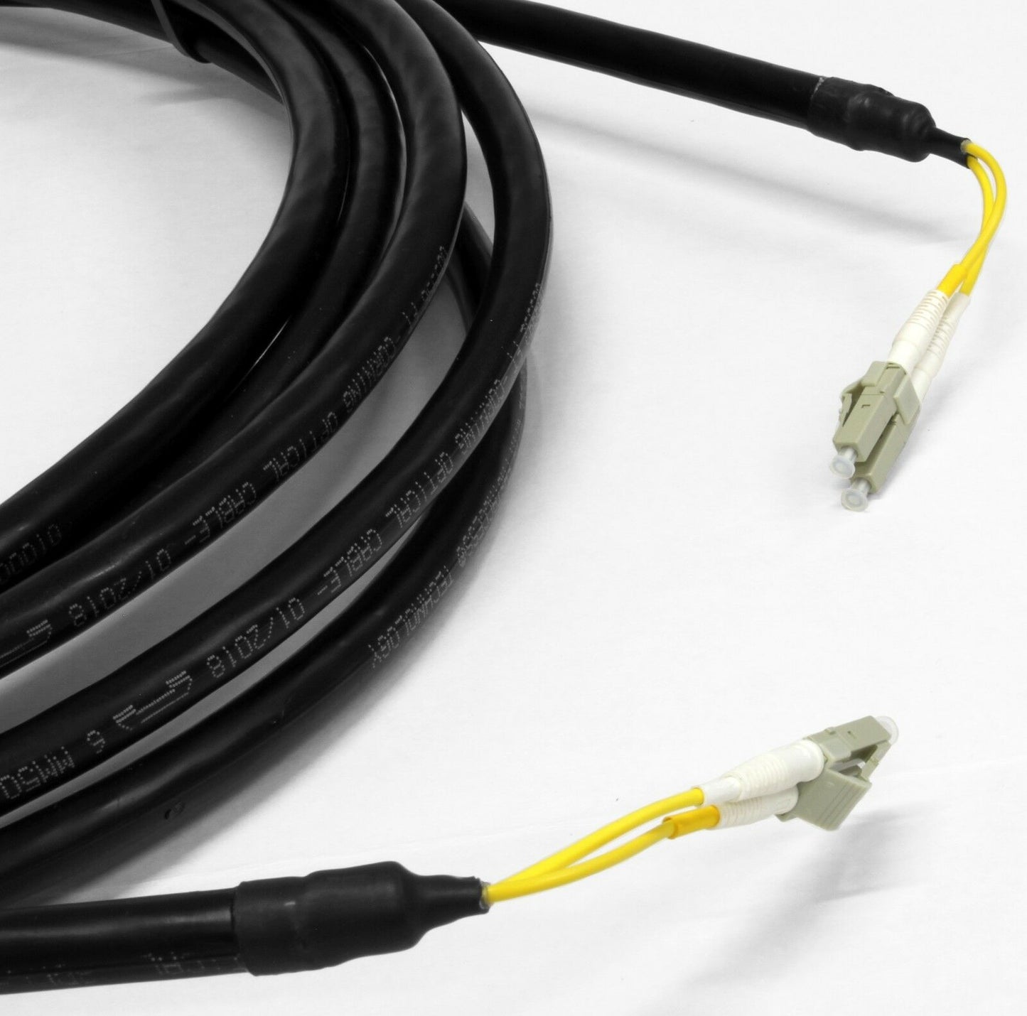 Fiber Optic Cable Outdoor 2 Strand 30FT LC–LC Multimode OM3 Corning - Special