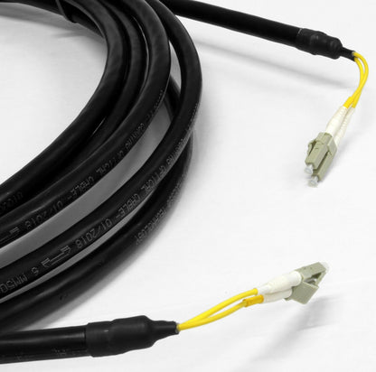 Fiber Optic Cable Outdoor 2 Strand 30FT LC–LC Multimode OM3 Corning - Special